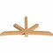 Ekena Millwork Alberta Smooth Timber Gable Bracket, Western Red Cedar, 96"W x 48"H x 5 1/2"D x 5 1/2"F, 12/12 Pitch GBW096X48X0606ALB00SWR - alternate 2